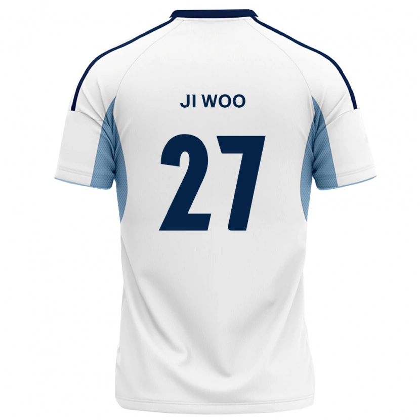Danxen Barn Ji-Woo Lee #27 Kungligt Blå Vit Bortatröja Matchtröjor 2026/27 Tröjor T-Tröja