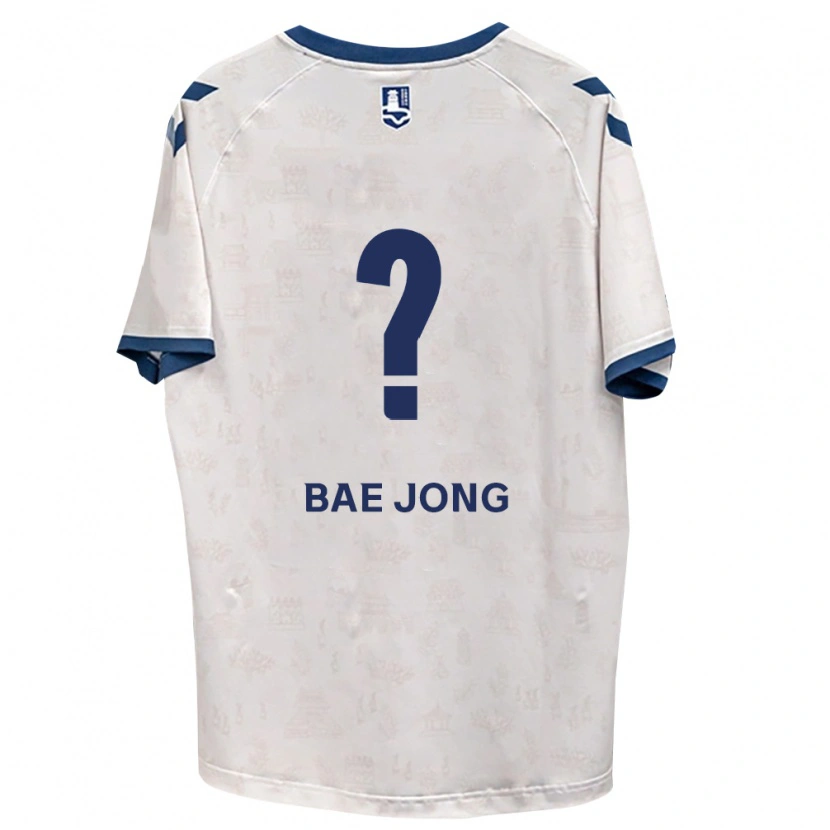 Danxen Barn Bae-Jong Park #0 Kungligt Blå Vit Bortatröja Matchtröjor 2026/27 Tröjor T-Tröja