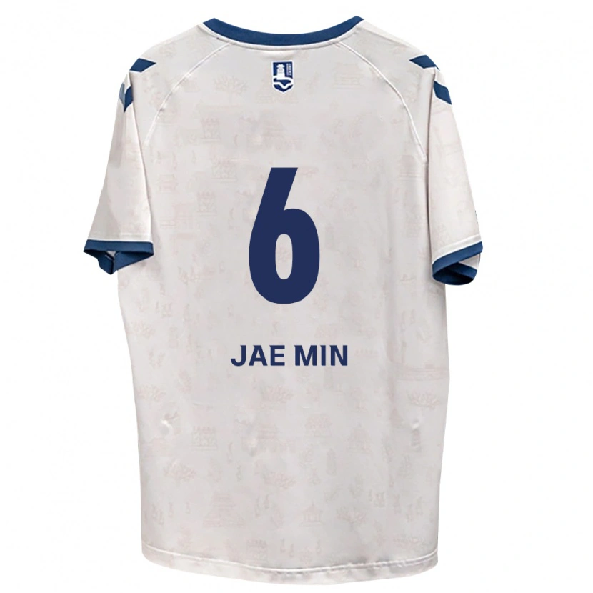 Danxen Barn Jae-Min Chun #6 Kungligt Blå Vit Bortatröja Matchtröjor 2026/27 Tröjor T-Tröja