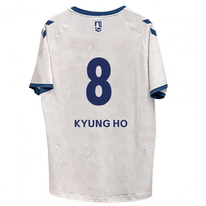 Danxen Barn Kyung-Ho Roh #8 Kungligt Blå Vit Bortatröja Matchtröjor 2026/27 Tröjor T-Tröja