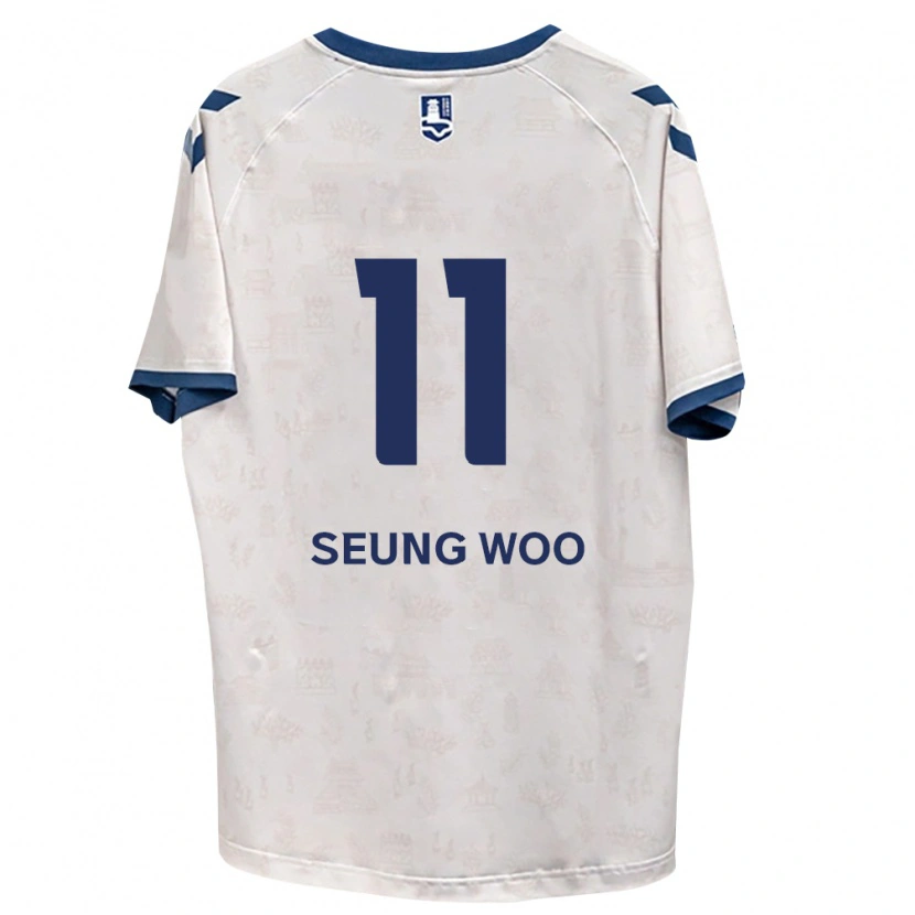 Danxen Barn Seung-Woo Lee #11 Kungligt Blå Vit Bortatröja Matchtröjor 2026/27 Tröjor T-Tröja