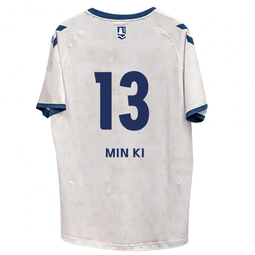 Danxen Barn Min-Ki Jeong #13 Kungligt Blå Vit Bortatröja Matchtröjor 2026/27 Tröjor T-Tröja