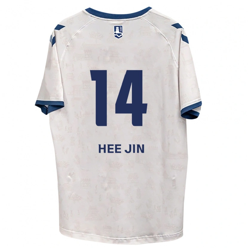 Danxen Barn Hee-Jin Eo #14 Kungligt Blå Vit Bortatröja Matchtröjor 2026/27 Tröjor T-Tröja