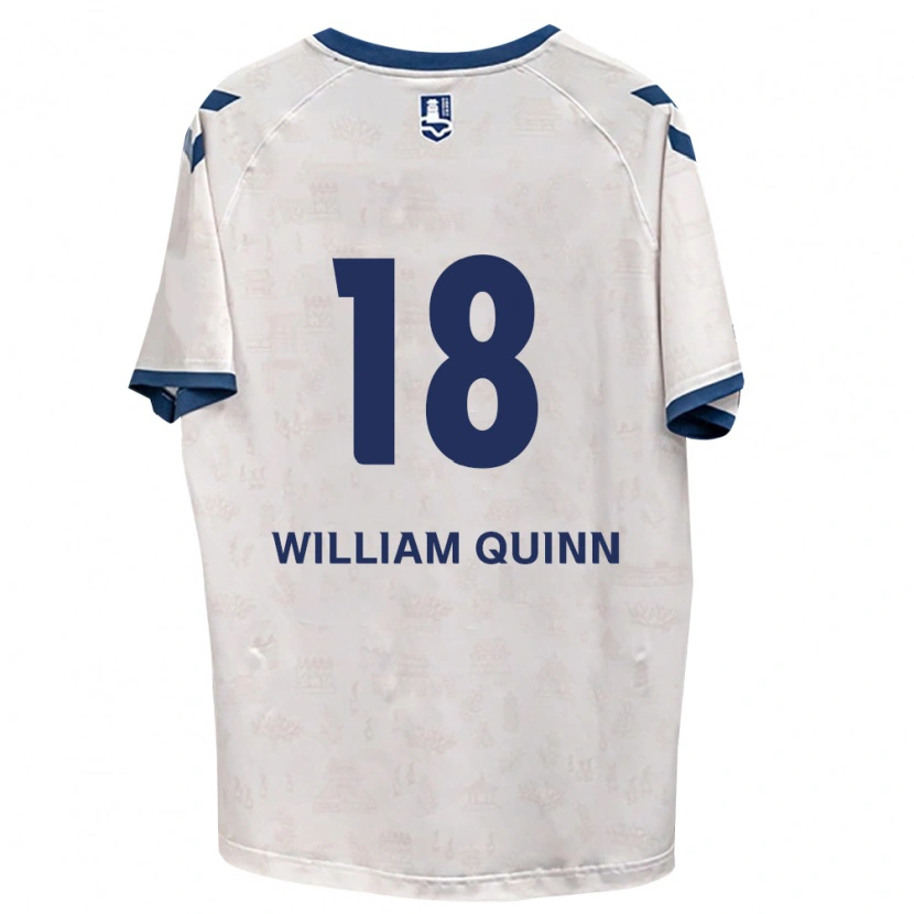 Danxen Barn Max William Quinn #18 Kungligt Blå Vit Bortatröja Matchtröjor 2026/27 Tröjor T-Tröja