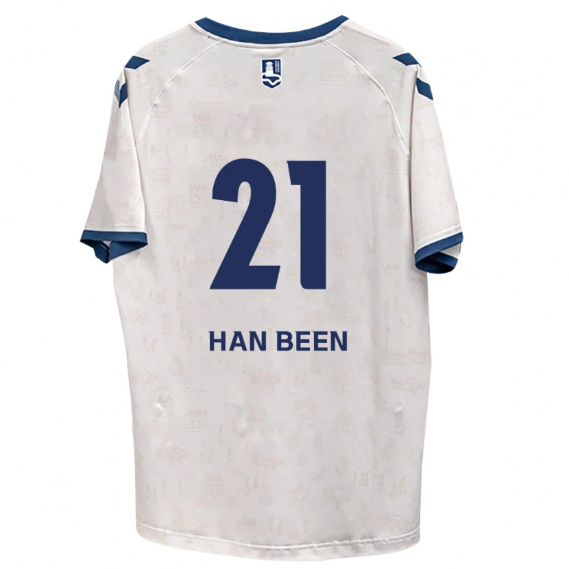 Danxen Barn Han-Been Yang #21 Kungligt Blå Vit Bortatröja Matchtröjor 2026/27 Tröjor T-Tröja
