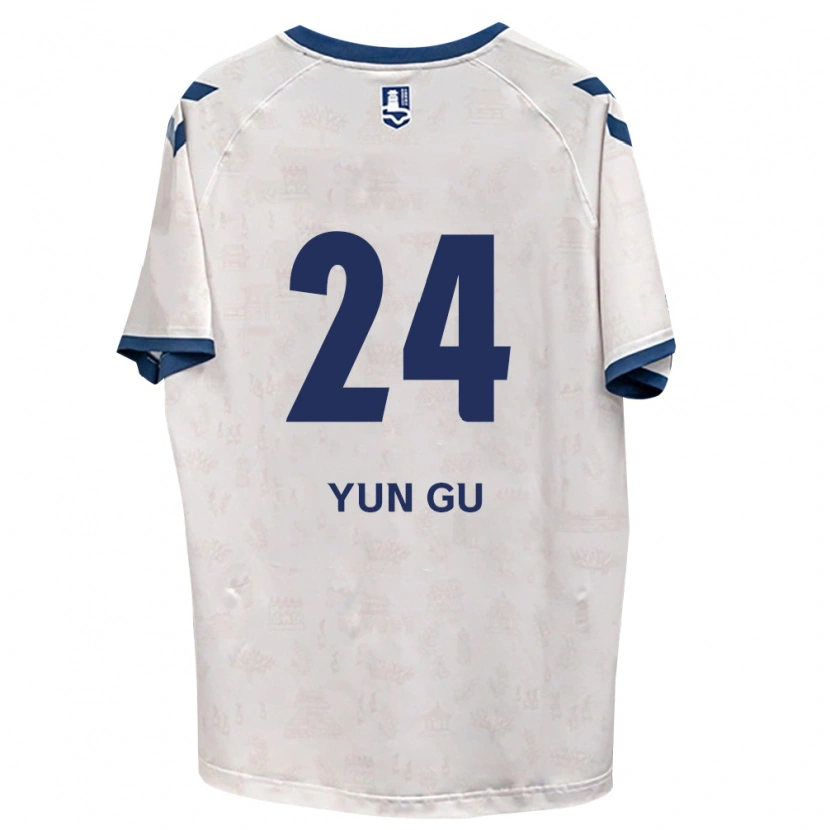 Danxen Barn Yun-Gu Gang #24 Kungligt Blå Vit Bortatröja Matchtröjor 2026/27 Tröjor T-Tröja