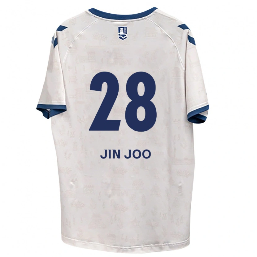 Danxen Barn Jin-Joo Lee #28 Kungligt Blå Vit Bortatröja Matchtröjor 2026/27 Tröjor T-Tröja
