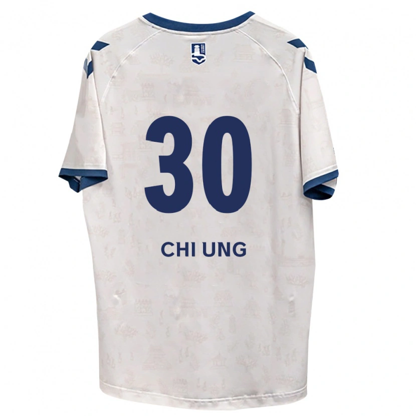 Danxen Barn Chi-Ung Choi #30 Kungligt Blå Vit Bortatröja Matchtröjor 2026/27 Tröjor T-Tröja