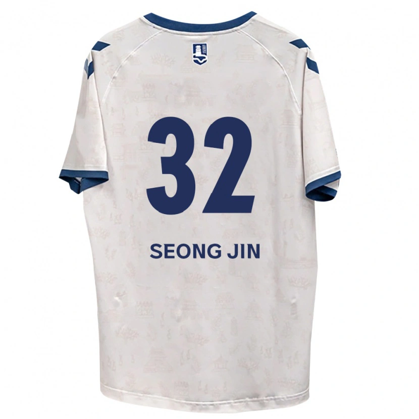 Danxen Barn Seong-Jin Park #32 Kungligt Blå Vit Bortatröja Matchtröjor 2026/27 Tröjor T-Tröja