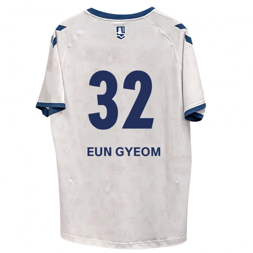 Danxen Barn Eun-Gyeom Kim #32 Kungligt Blå Vit Bortatröja Matchtröjor 2026/27 Tröjor T-Tröja