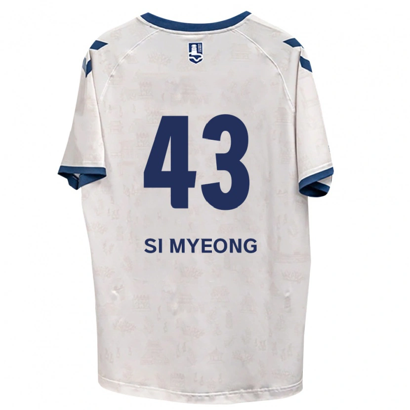 Danxen Barn Si-Myeong Lee #43 Kungligt Blå Vit Bortatröja Matchtröjor 2026/27 Tröjor T-Tröja