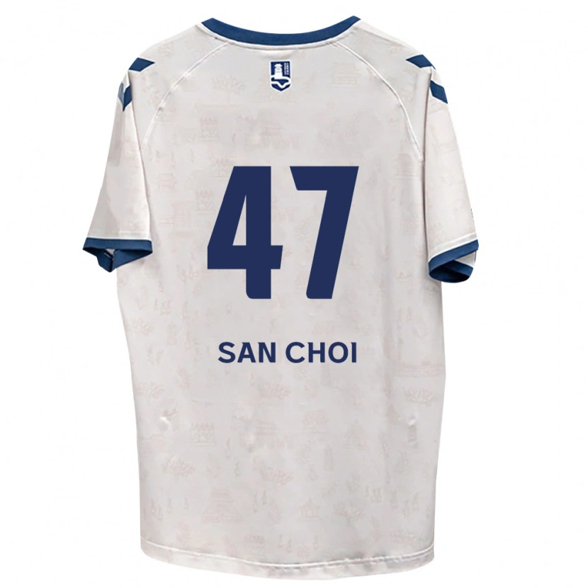 Danxen Barn San Choi #47 Kungligt Blå Vit Bortatröja Matchtröjor 2026/27 Tröjor T-Tröja