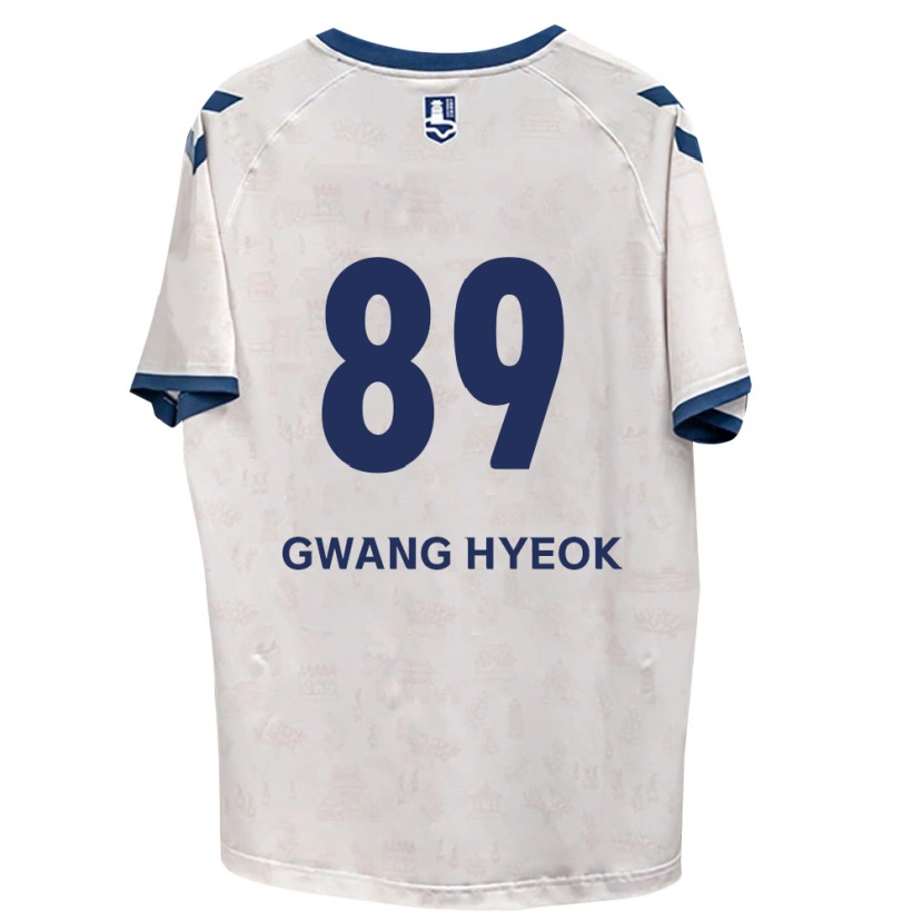 Danxen Barn Gwang-Hyeok Lee #89 Kungligt Blå Vit Bortatröja Matchtröjor 2026/27 Tröjor T-Tröja
