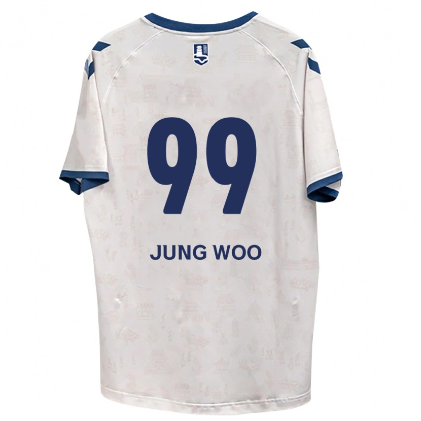 Danxen Barn Jung-Woo Ha #99 Kungligt Blå Vit Bortatröja Matchtröjor 2026/27 Tröjor T-Tröja
