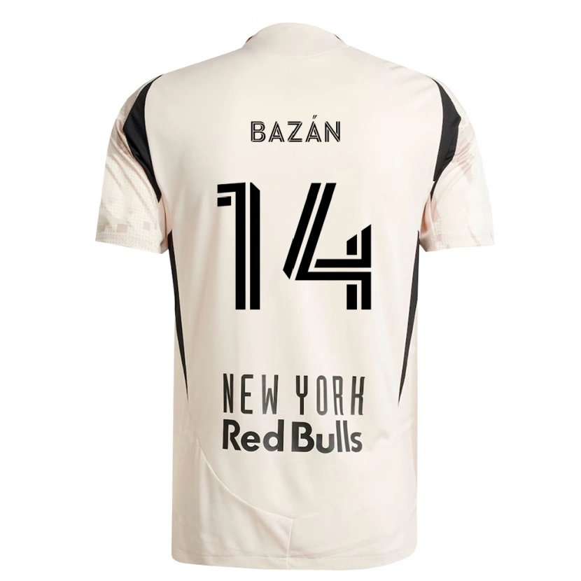 Danxen Barn Julián Bazán #14 Off-White Röd Svart Bortatröja Matchtröjor 2026/27 Tröjor T-Tröja