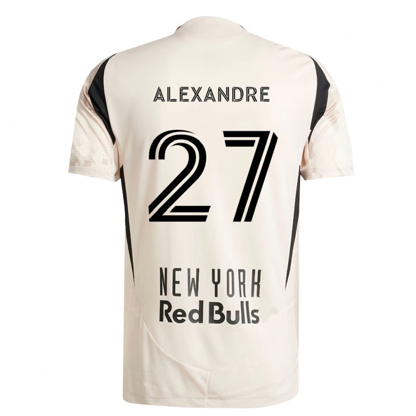 Danxen Barn Davi Alexandre #27 Off-White Röd Svart Bortatröja Matchtröjor 2026/27 Tröjor T-Tröja