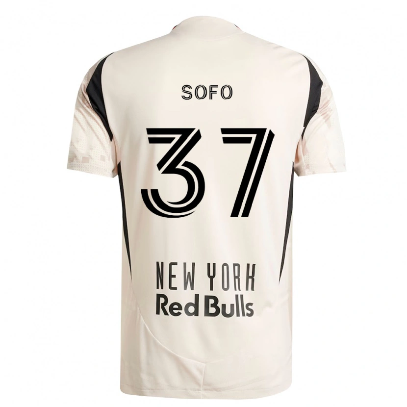 Danxen Barn Mohammed Sofo #37 Off-White Röd Svart Bortatröja Matchtröjor 2026/27 Tröjor T-Tröja