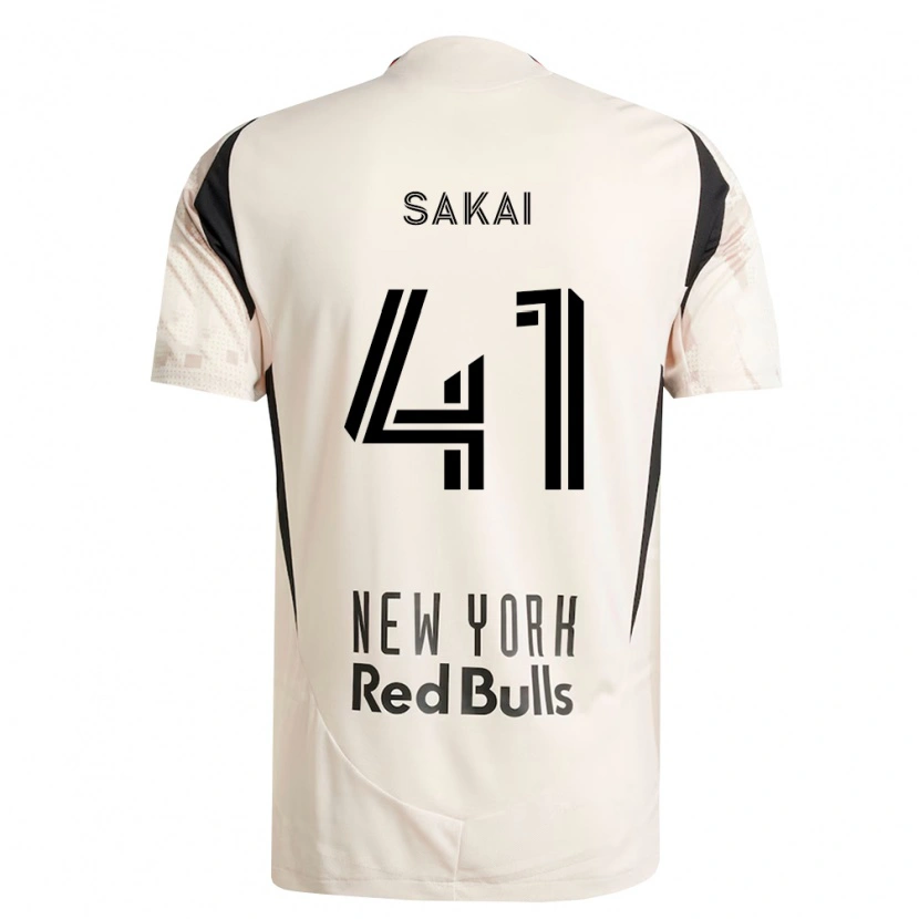 Danxen Barn Shunya Sakai #41 Off-White Röd Svart Bortatröja Matchtröjor 2026/27 Tröjor T-Tröja