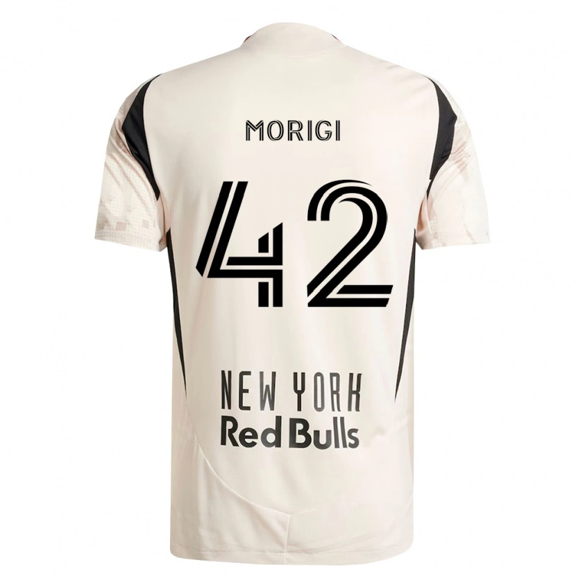 Danxen Barn Marco Morigi #42 Off-White Röd Svart Bortatröja Matchtröjor 2026/27 Tröjor T-Tröja