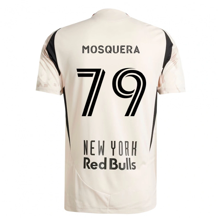 Danxen Barn Rafael Mosquera #79 Off-White Röd Svart Bortatröja Matchtröjor 2026/27 Tröjor T-Tröja