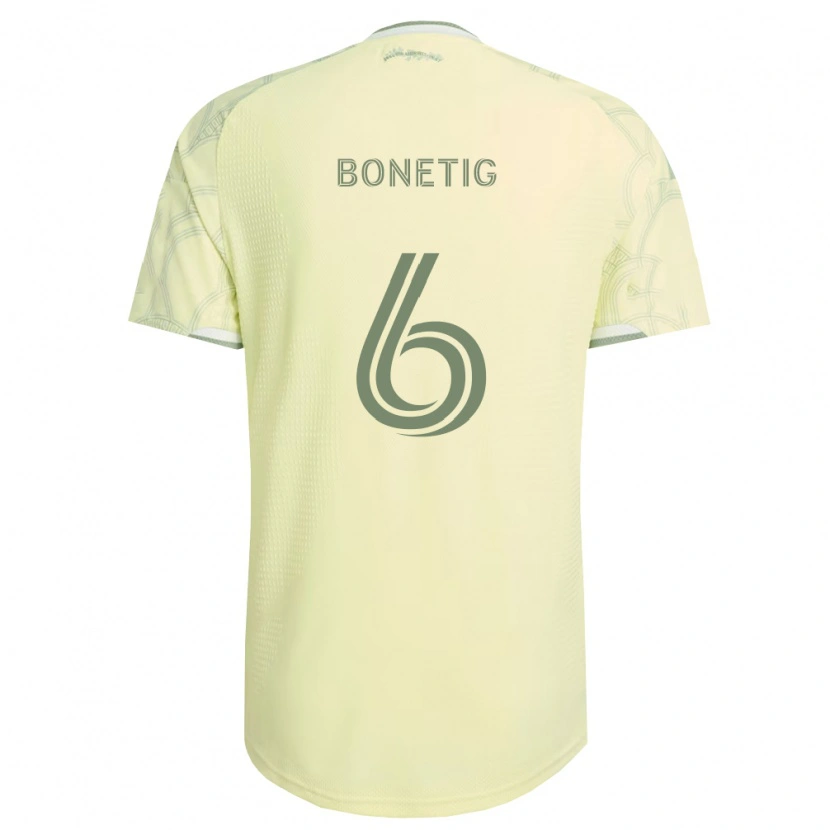 Danxen Barn Alex Bonetig #6 Beige Vit Bortatröja Matchtröjor 2026/27 Tröjor T-Tröja