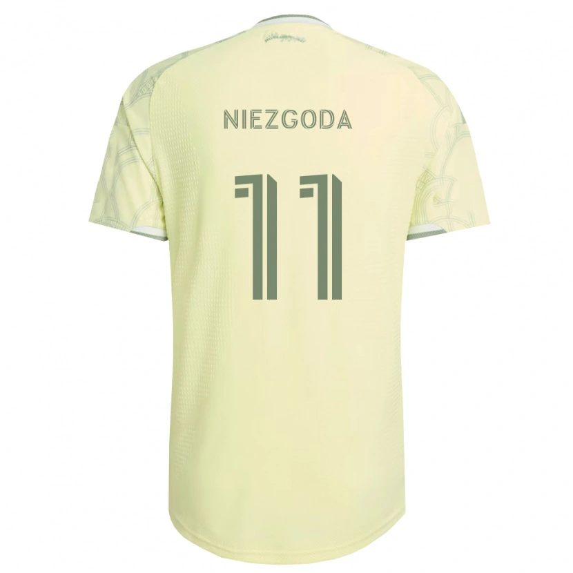 Danxen Barn Jaroslaw Niezgoda #11 Beige Vit Bortatröja Matchtröjor 2026/27 Tröjor T-Tröja