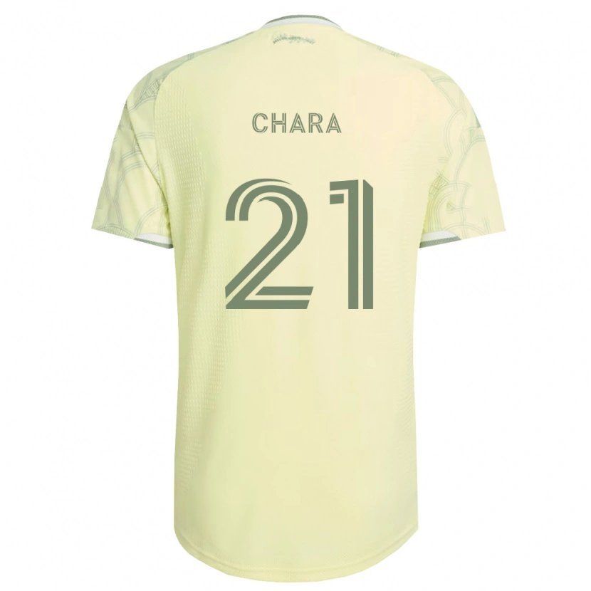 Danxen Barn Diego Chará #21 Beige Vit Bortatröja Matchtröjor 2026/27 Tröjor T-Tröja