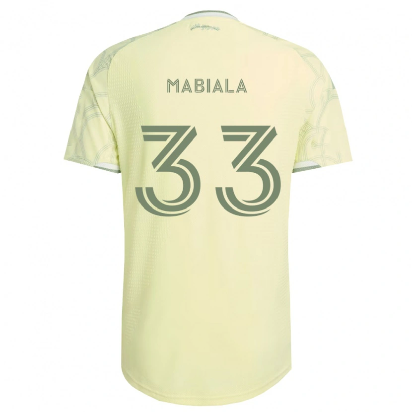 Danxen Barn Larrys Mabiala #33 Beige Vit Bortatröja Matchtröjor 2026/27 Tröjor T-Tröja