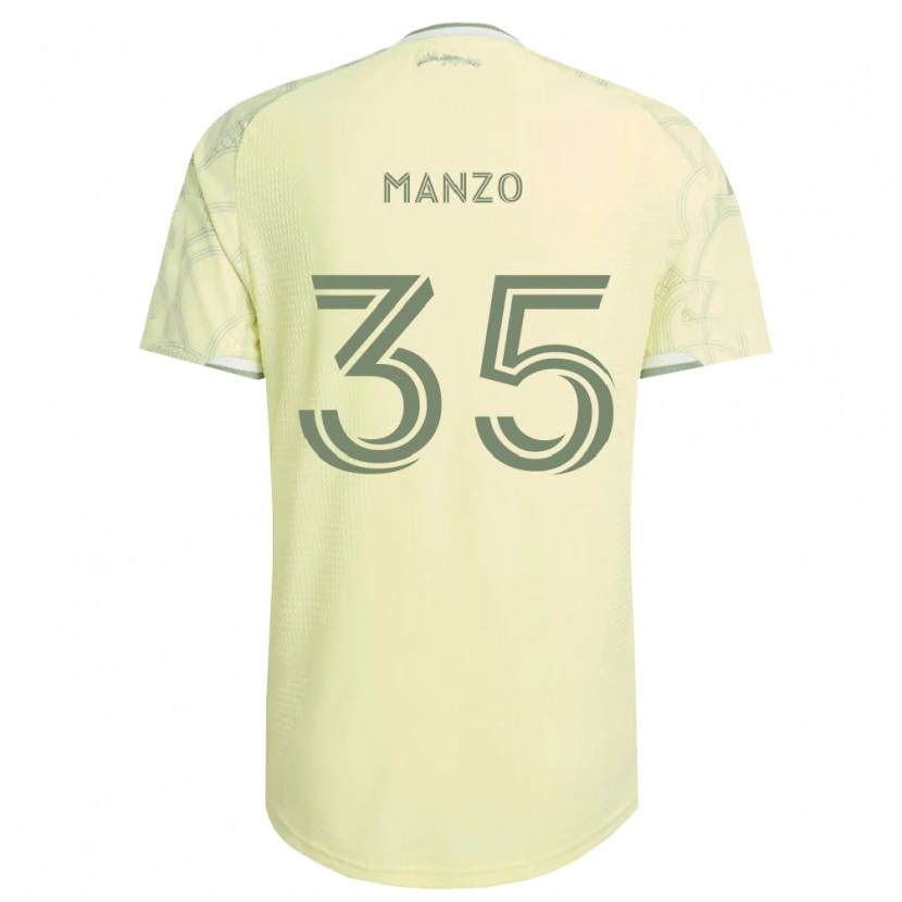 Danxen Barn Alexis Manzo #35 Beige Vit Bortatröja Matchtröjor 2026/27 Tröjor T-Tröja