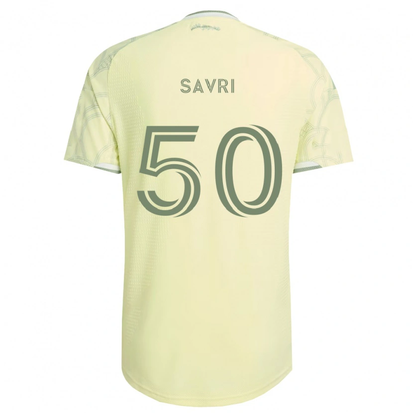 Danxen Barn Nolan Savri #50 Beige Vit Bortatröja Matchtröjor 2026/27 Tröjor T-Tröja