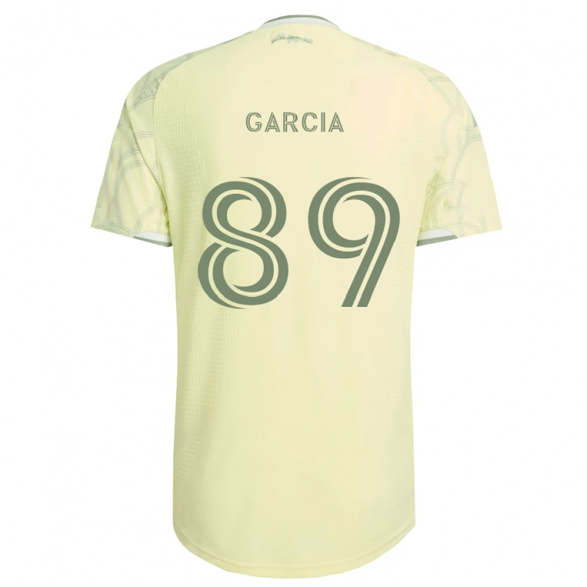 Danxen Barn Xavier Garcia #89 Beige Vit Bortatröja Matchtröjor 2026/27 Tröjor T-Tröja