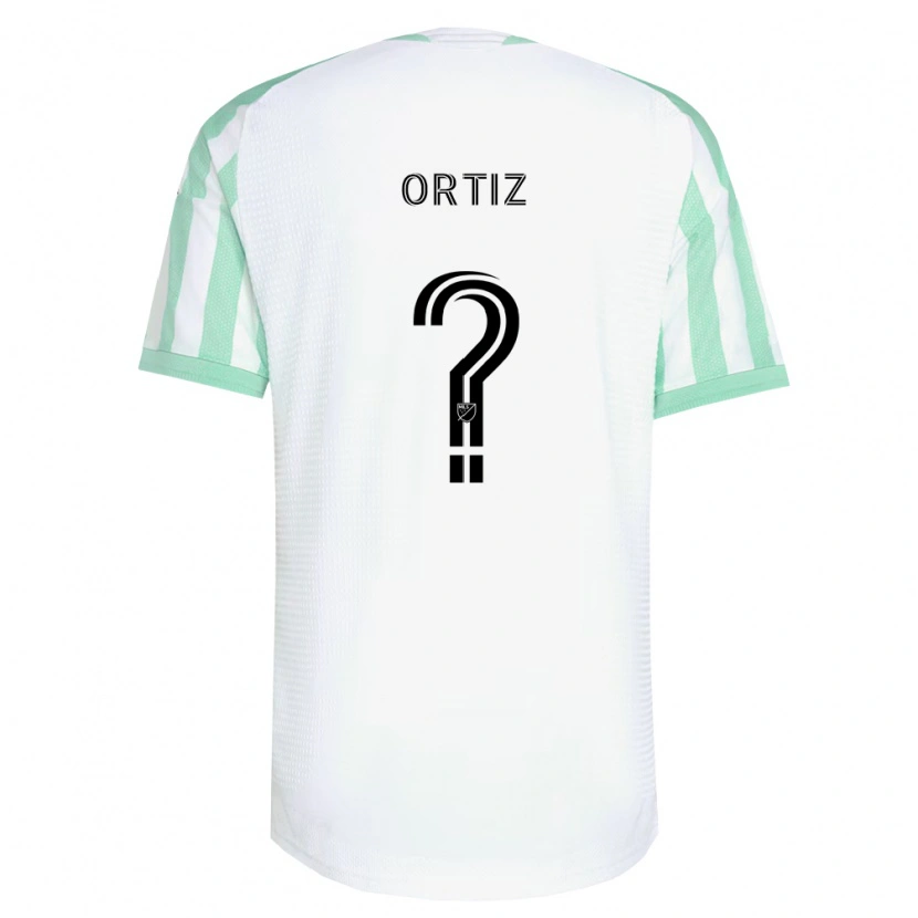 Danxen Barn Viggo Ortiz #0 Ljusgrön Svart Vit Bortatröja Matchtröjor 2026/27 Tröjor T-Tröja