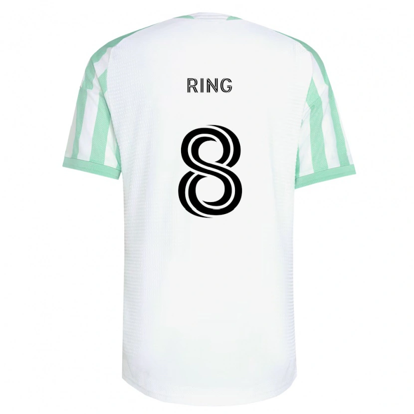 Danxen Barn Alexander Ring #8 Ljusgrön Svart Vit Bortatröja Matchtröjor 2026/27 Tröjor T-Tröja