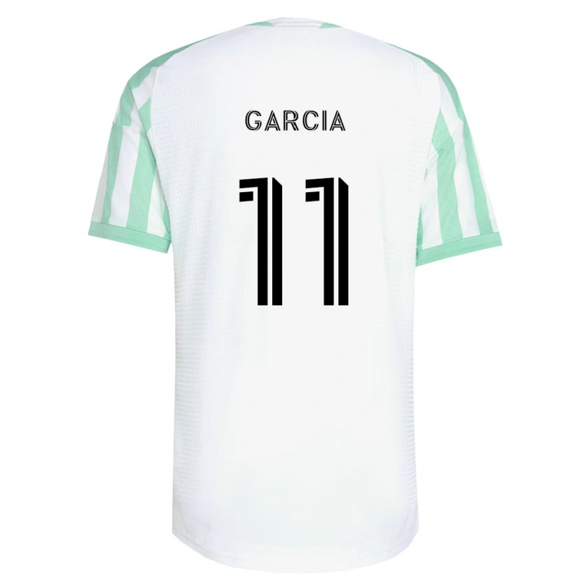 Danxen Barn Christopher Garcia #11 Ljusgrön Svart Vit Bortatröja Matchtröjor 2026/27 Tröjor T-Tröja
