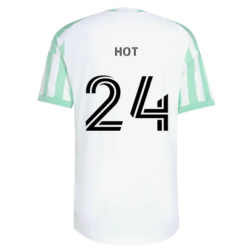 Danxen Barn Kenan Hot #24 Ljusgrön Svart Vit Bortatröja Matchtröjor 2026/27 Tröjor T-Tröja