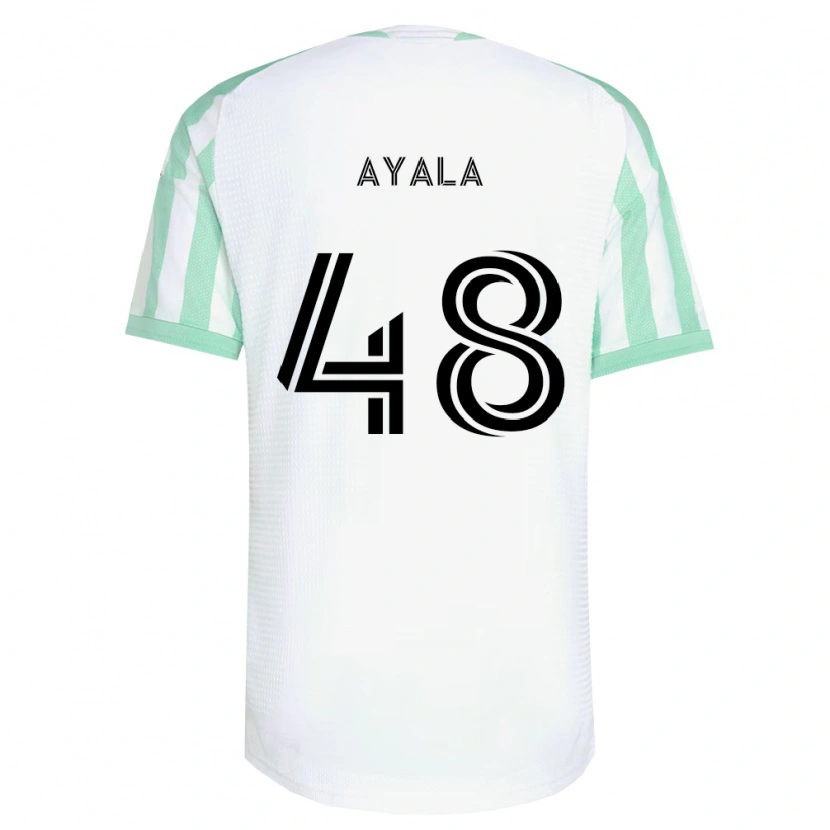 Danxen Barn Christian Ayala #48 Ljusgrön Svart Vit Bortatröja Matchtröjor 2026/27 Tröjor T-Tröja