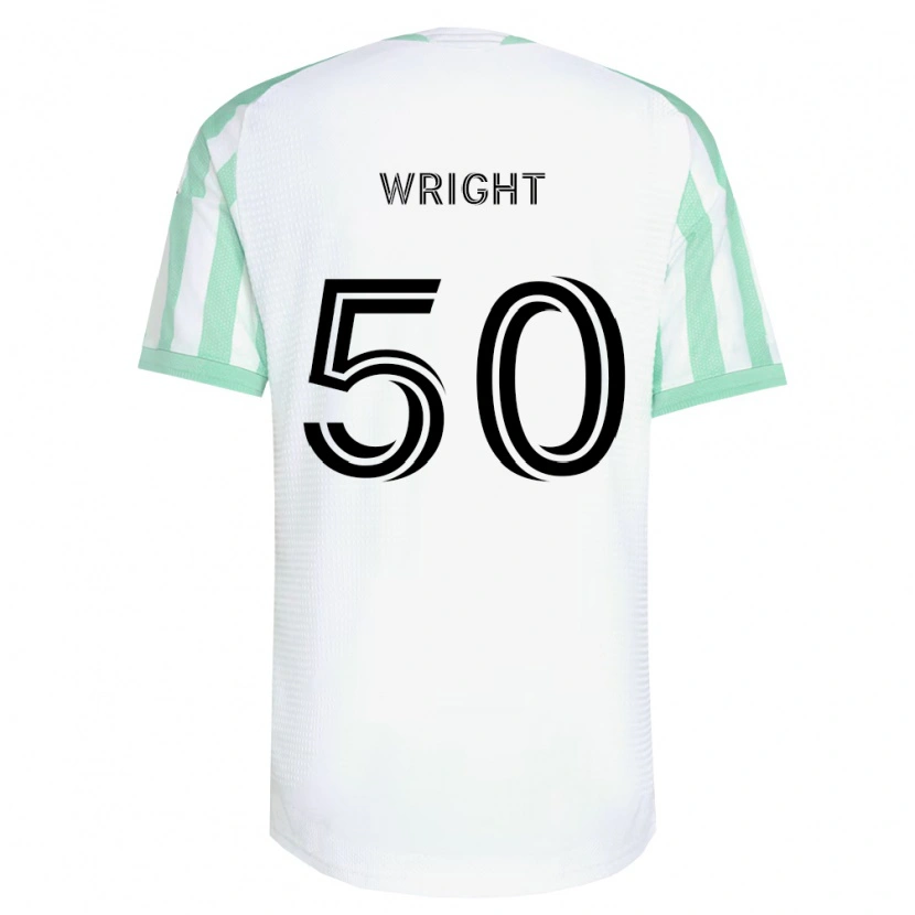 Danxen Barn Daniel Wright #50 Ljusgrön Svart Vit Bortatröja Matchtröjor 2026/27 Tröjor T-Tröja