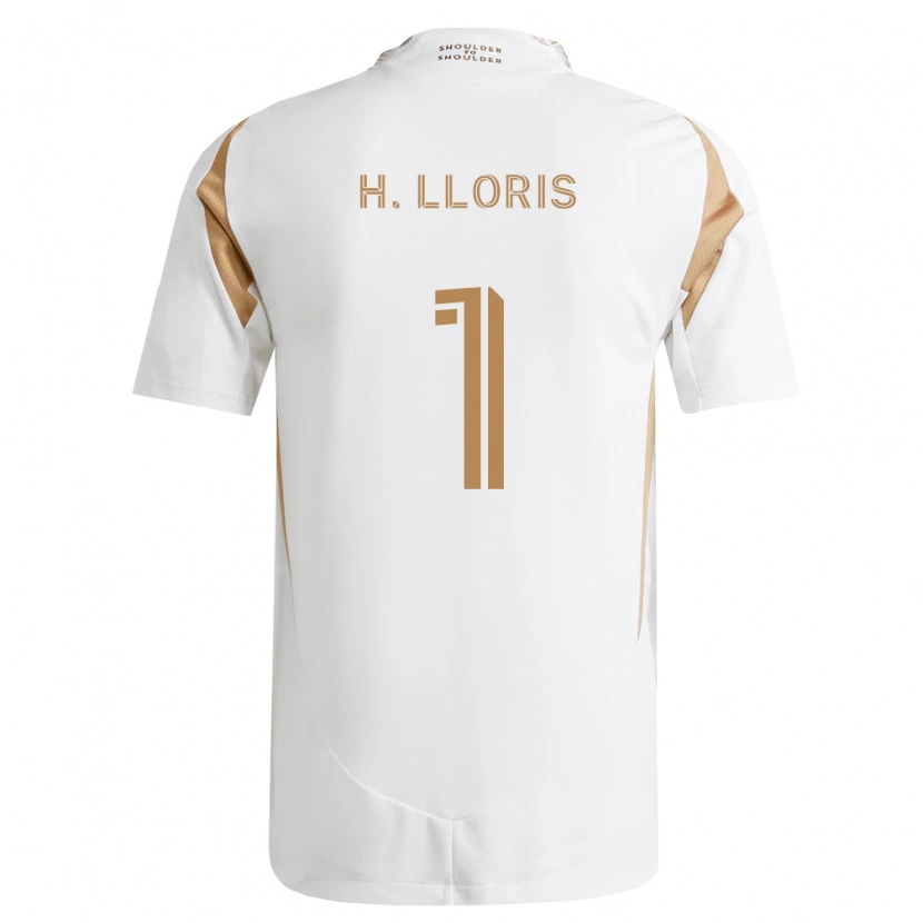Danxen Barn Hugo Lloris #1 Vit Brun Bortatröja Matchtröjor 2026/27 Tröjor T-Tröja