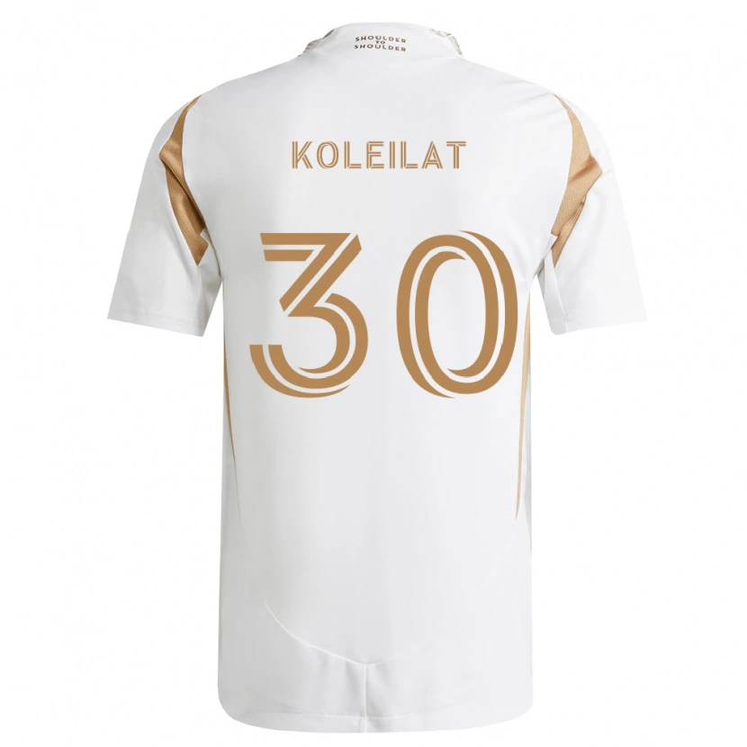 Danxen Barn Jassem Koleilat #30 Vit Brun Bortatröja Matchtröjor 2026/27 Tröjor T-Tröja