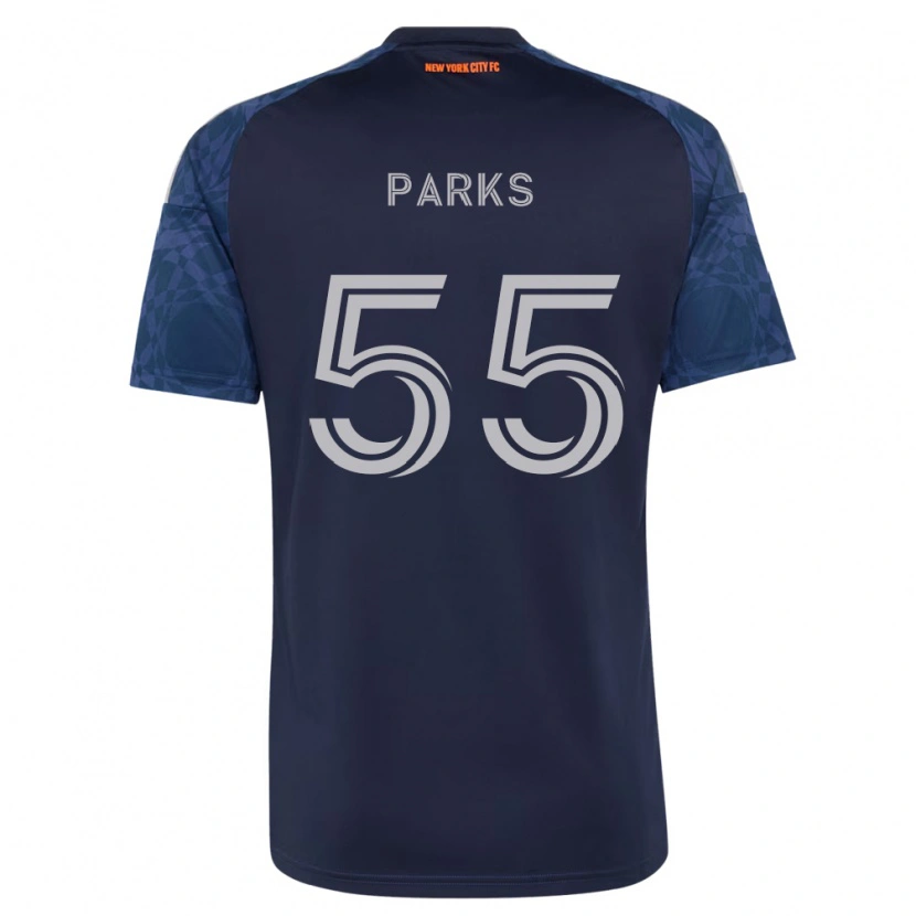 Danxen Barn Keaton Parks #55 Mörkblå Vit Bortatröja Matchtröjor 2026/27 Tröjor T-Tröja
