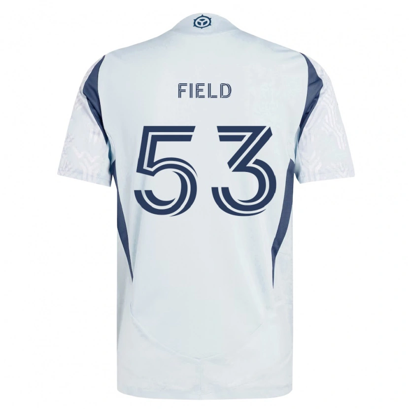 Danxen Barn James Field #53 Blågrå Vit Bortatröja Matchtröjor 2026/27 Tröjor T-Tröja