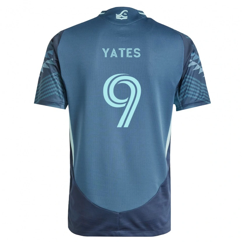 Danxen Barn Summer Yates #9 Marinblå Grön Bortatröja Matchtröjor 2026/27 Tröjor T-Tröja