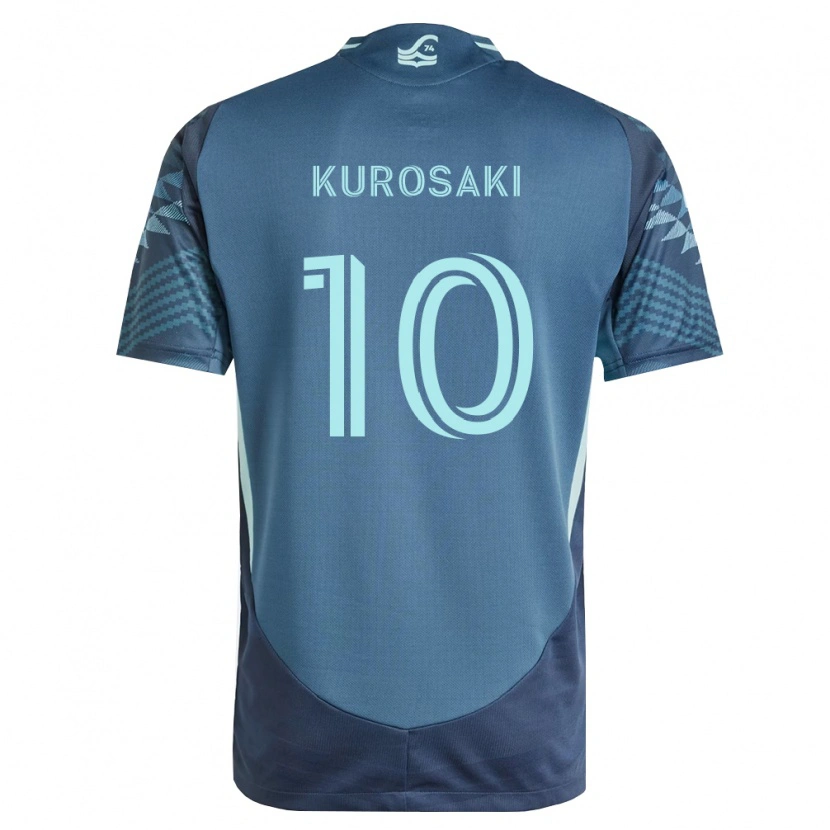 Danxen Barn Yuuka Kurosaki #10 Marinblå Grön Bortatröja Matchtröjor 2026/27 Tröjor T-Tröja