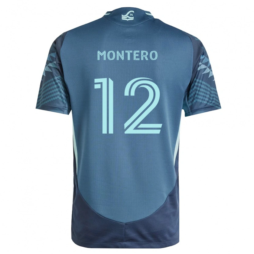 Danxen Barn Fredy Montero #12 Marinblå Grön Bortatröja Matchtröjor 2026/27 Tröjor T-Tröja