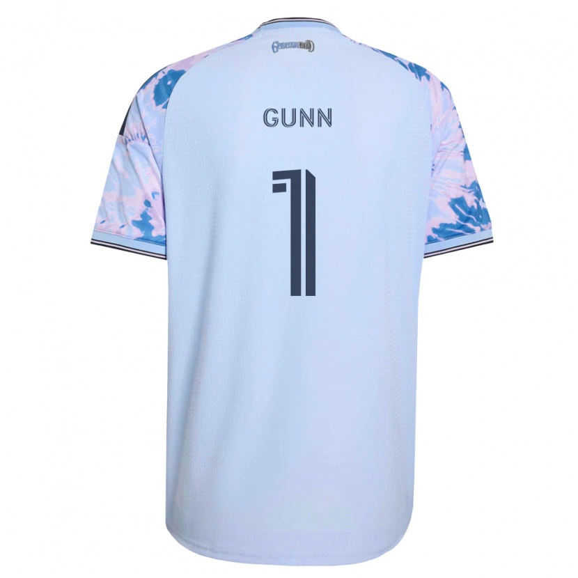 Danxen Barn Angus Gunn #1 Kungligt Blå Vit Svart Bortatröja Matchtröjor 2026/27 Tröjor T-Tröja