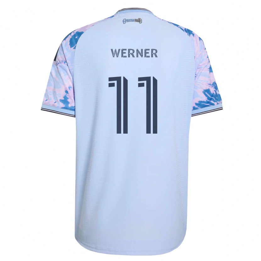 Danxen Barn Timo Werner #11 Kungligt Blå Vit Svart Bortatröja Matchtröjor 2026/27 Tröjor T-Tröja