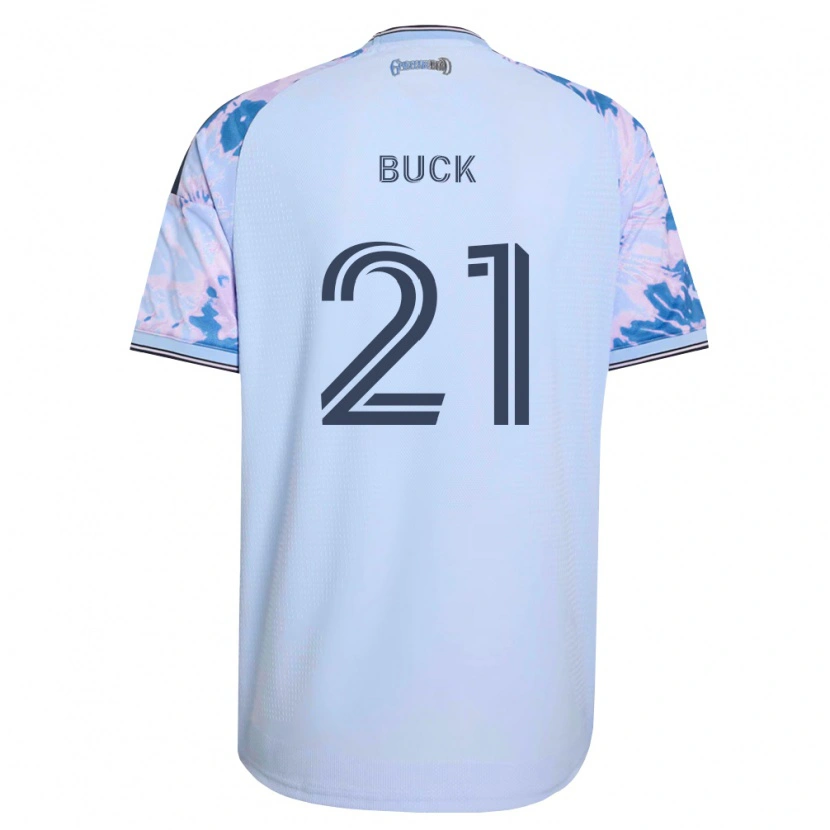 Danxen Barn Noel Buck #21 Kungligt Blå Vit Svart Bortatröja Matchtröjor 2026/27 Tröjor T-Tröja