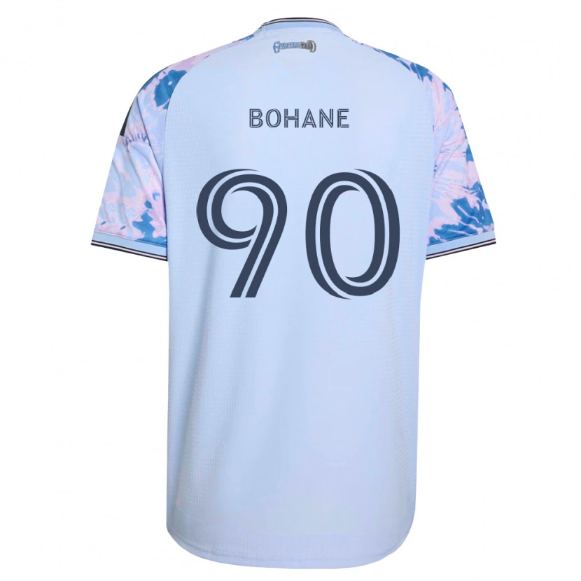 Danxen Barn Zach Bohane #90 Kungligt Blå Vit Svart Bortatröja Matchtröjor 2026/27 Tröjor T-Tröja