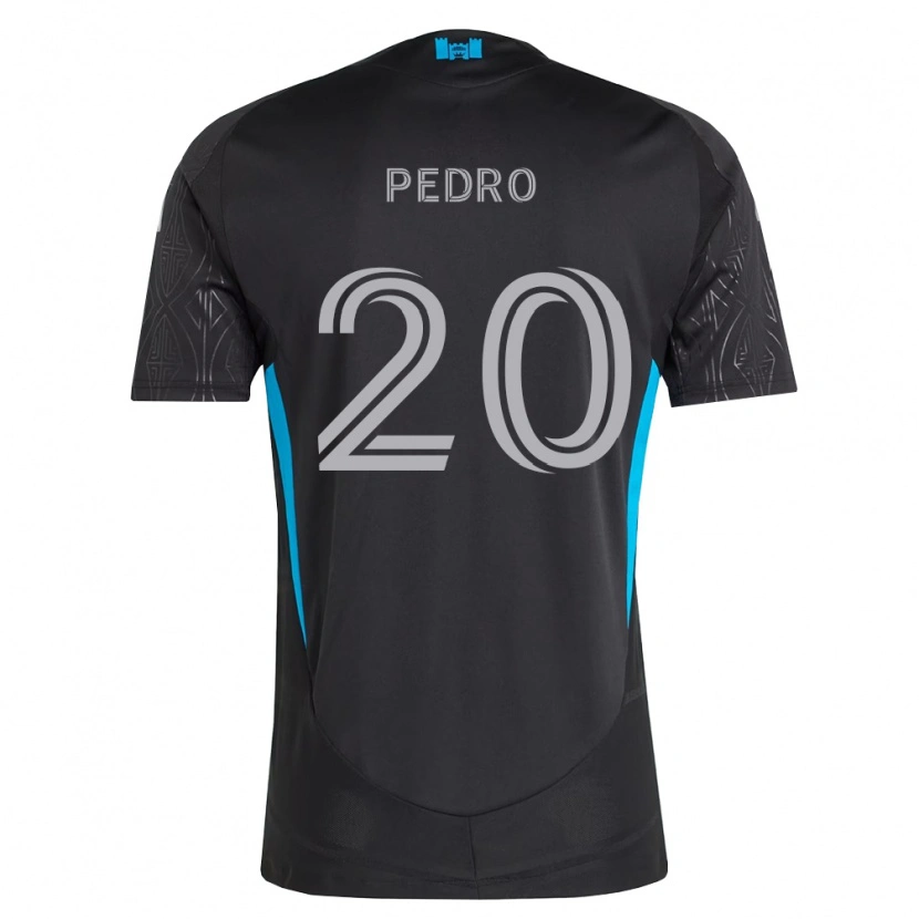 Danxen Barn João Pedro #20 Svart Vit Himmelsblå Bortatröja Matchtröjor 2026/27 Tröjor T-Tröja
