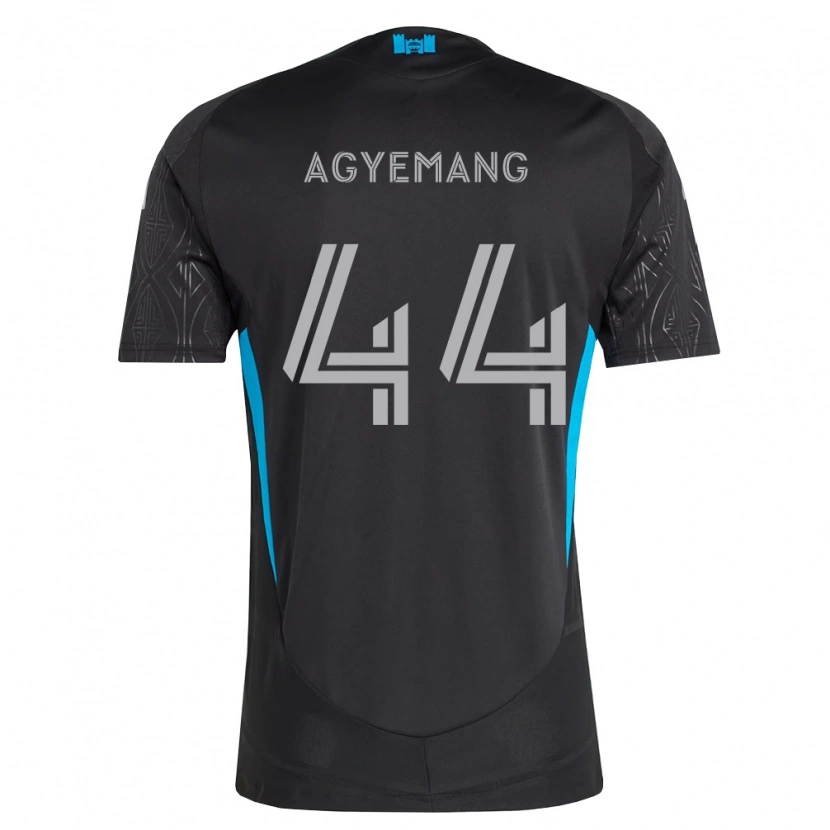 Danxen Barn Morrison Agyemang #44 Svart Vit Himmelsblå Bortatröja Matchtröjor 2026/27 Tröjor T-Tröja